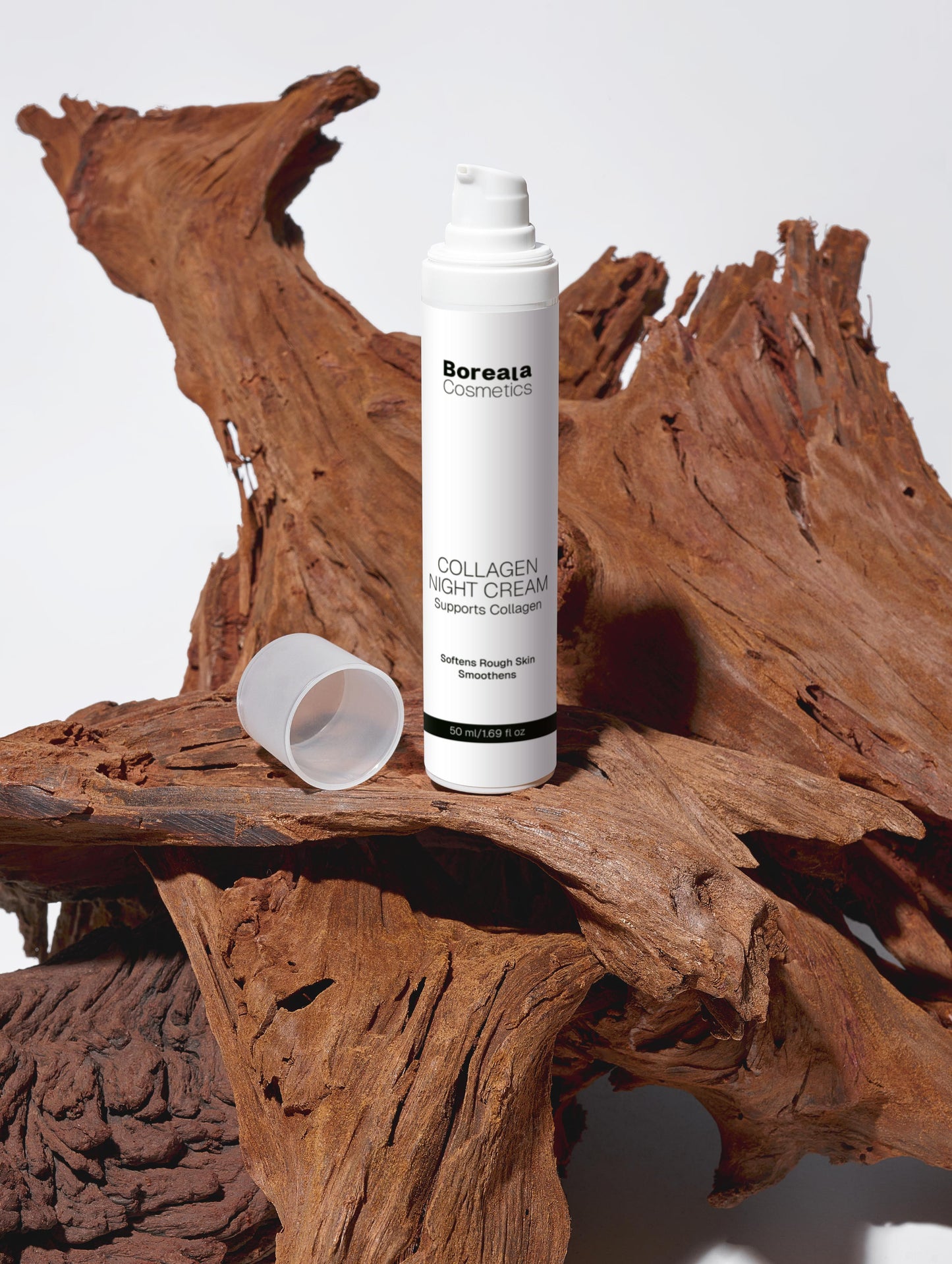 Crema nocturna anti-edad con colágeno