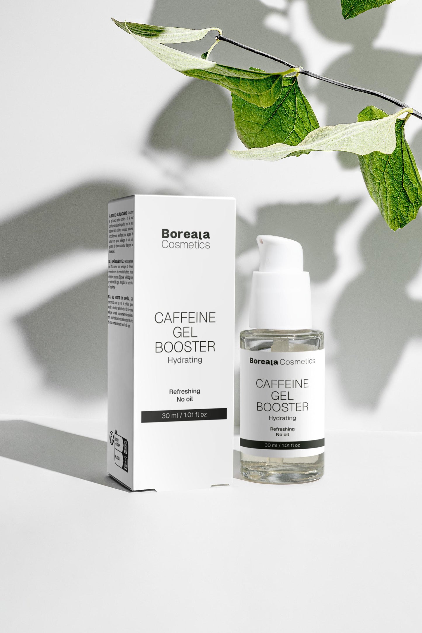 Gel estimulante con cafeína
