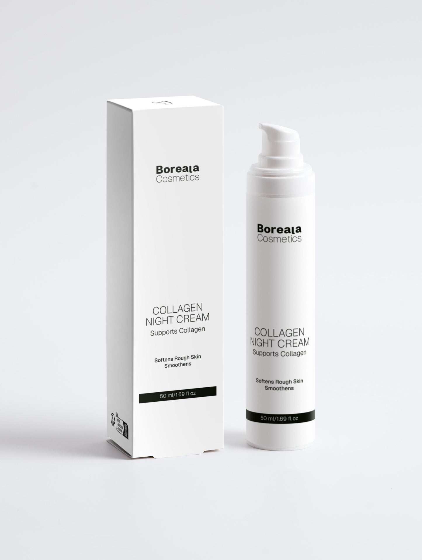 Crema nocturna anti-edad con colágeno