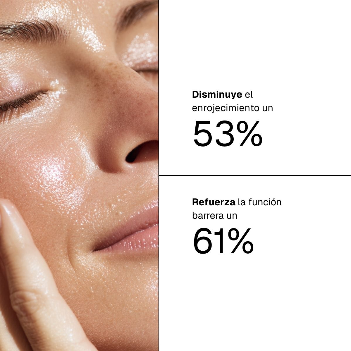 Aceite facial calmante con cannabidiol y aceite de semilla de cáñamo