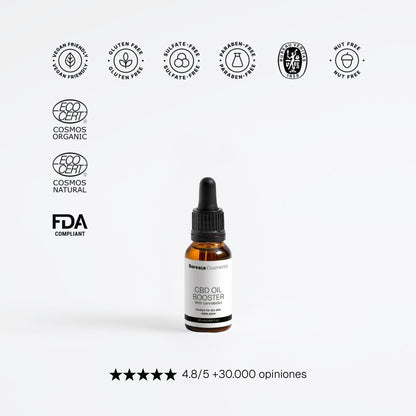 Aceite facial calmante con cannabidiol (CBD)