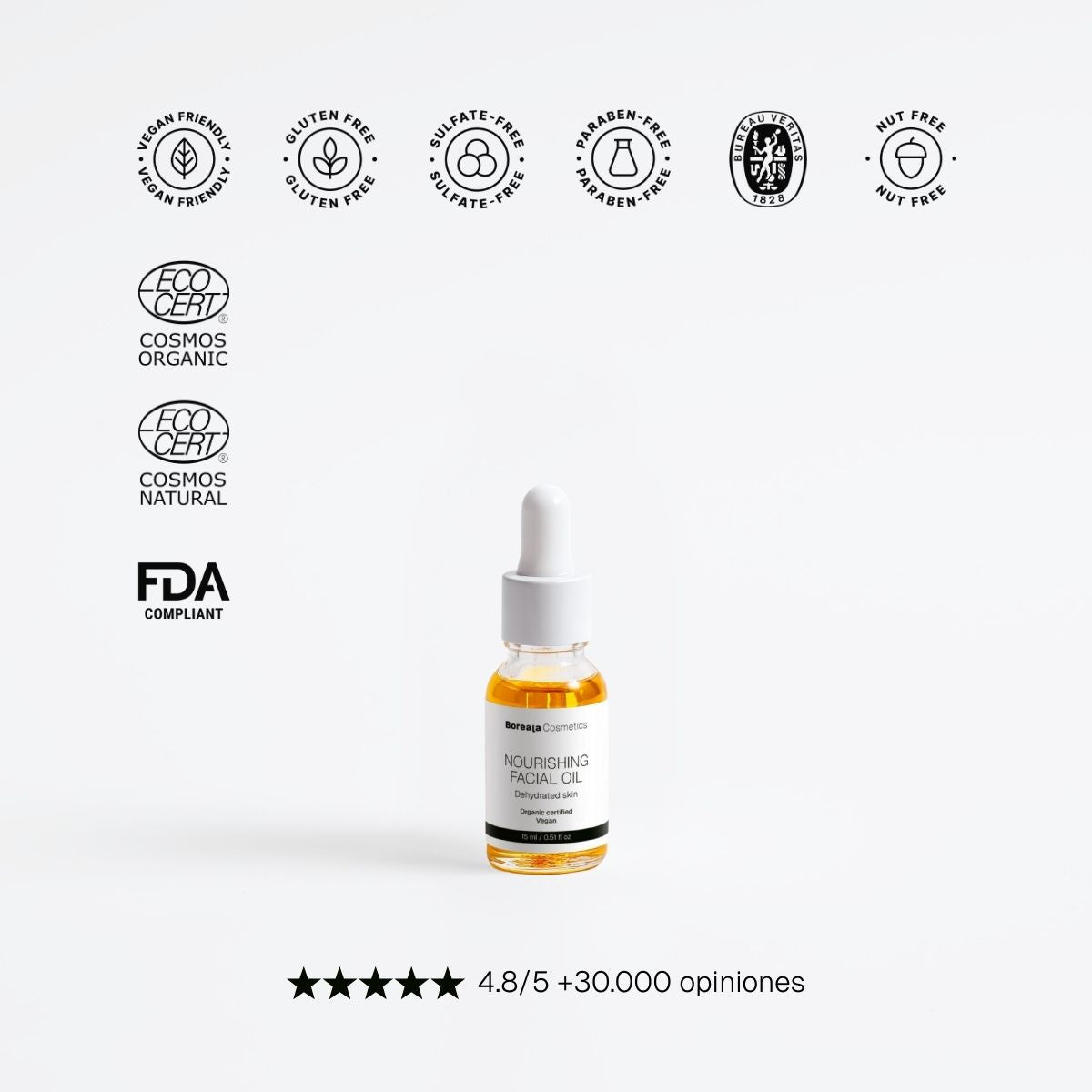 Aceite facial nutritivo