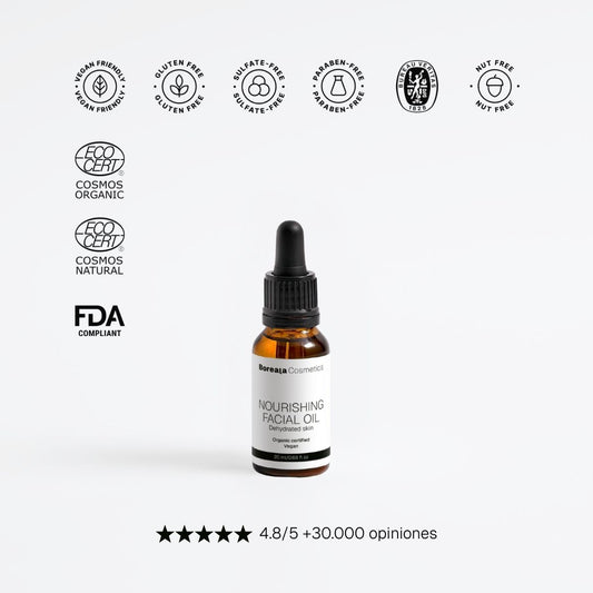 Aceite facial nutritivo con 11 extractos