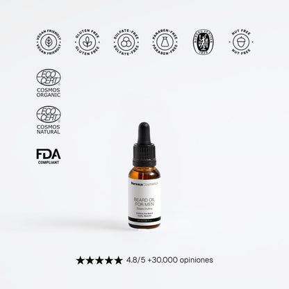 Aceite suavizante para barba