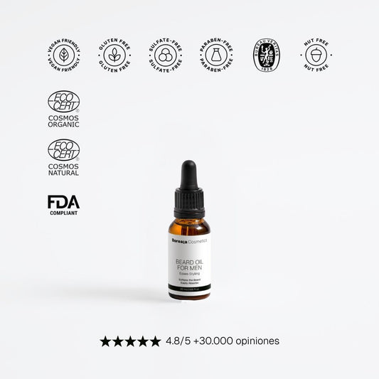 Aceite suavizante para barba
