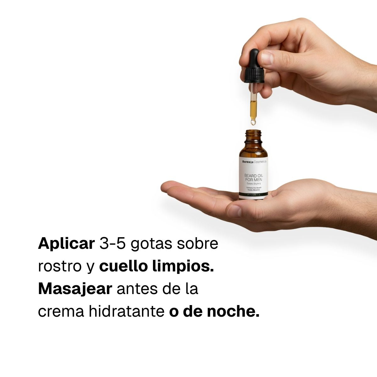 Aceite suavizante para barba