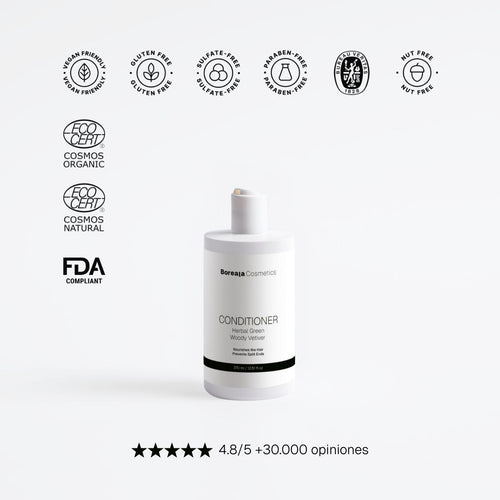 Acondicionador brillo vetiver verde ahumado
