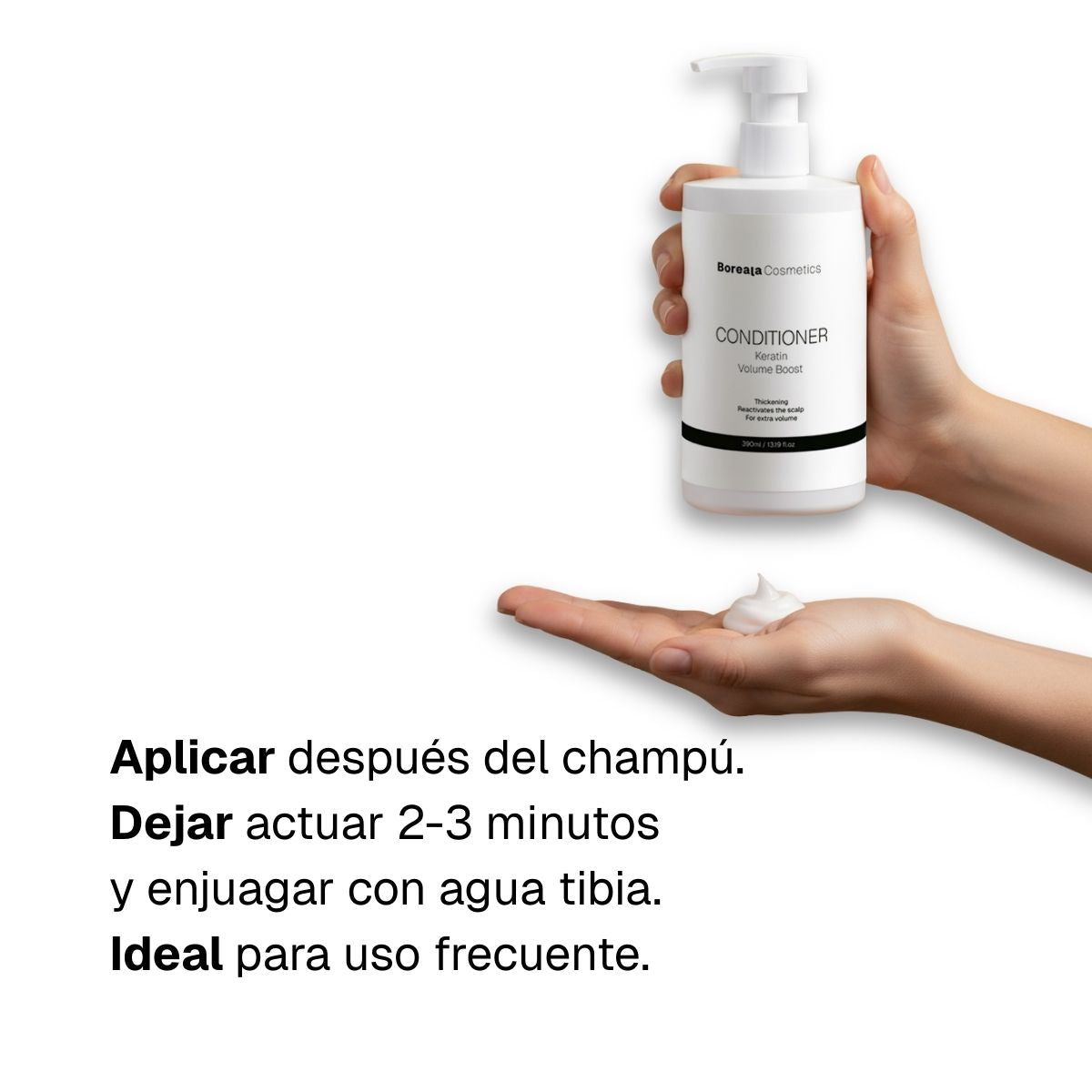 Acondicionador volumen con keratina