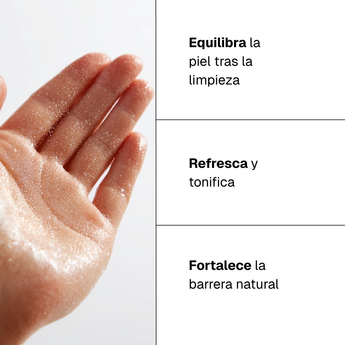Bruma facial prebióticos microbioma