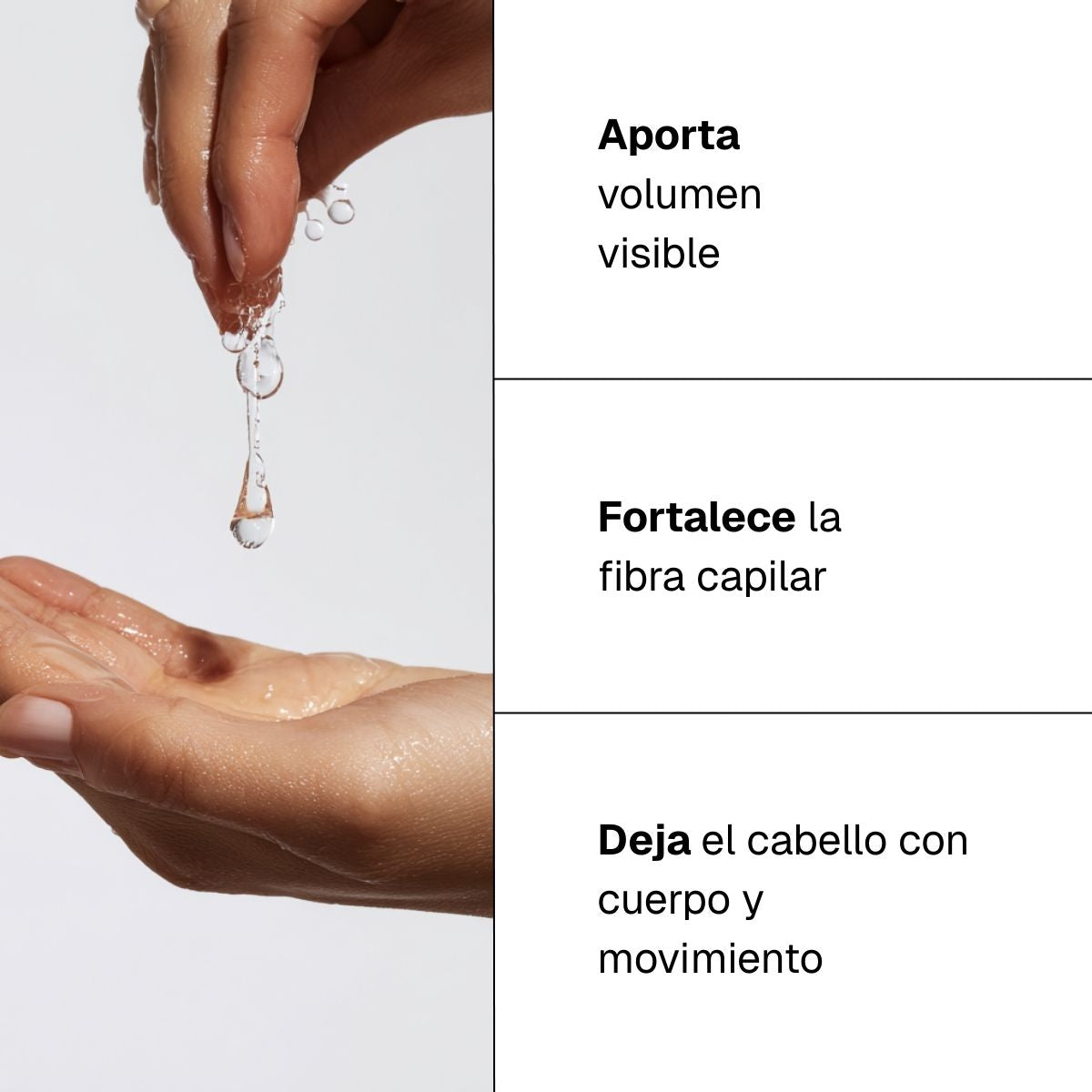 Champú volumen con keratina