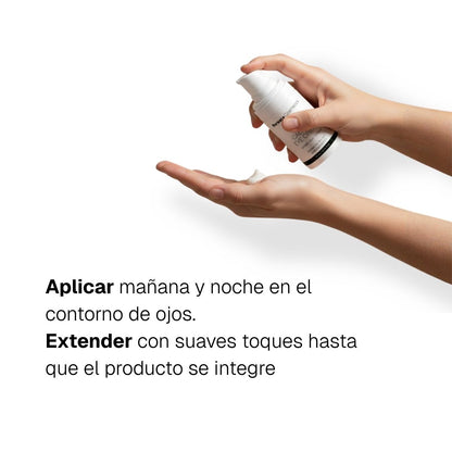 Crema calmante contorno de ojos con CBD