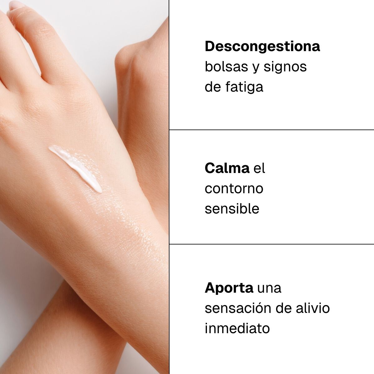 Crema calmante contorno de ojos con CBD