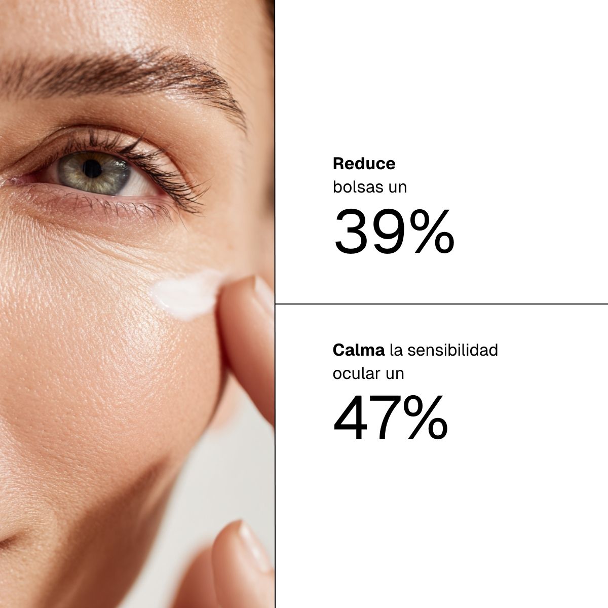 Crema calmante contorno de ojos con CBD