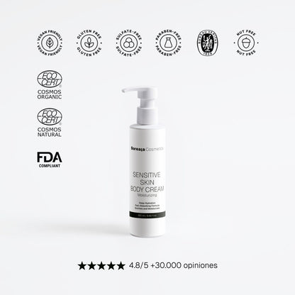 Crema corporal piel sensible