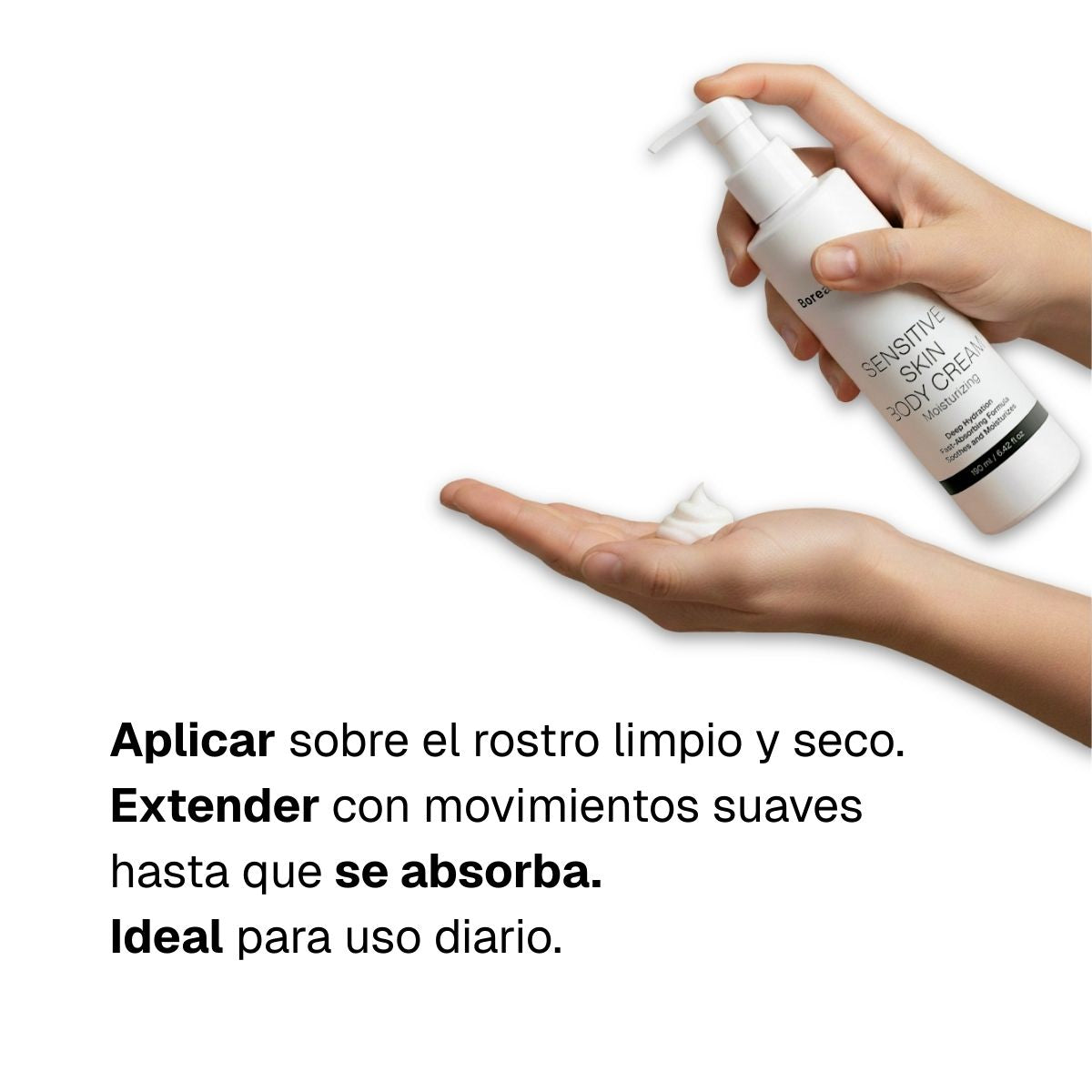 Crema corporal piel sensible