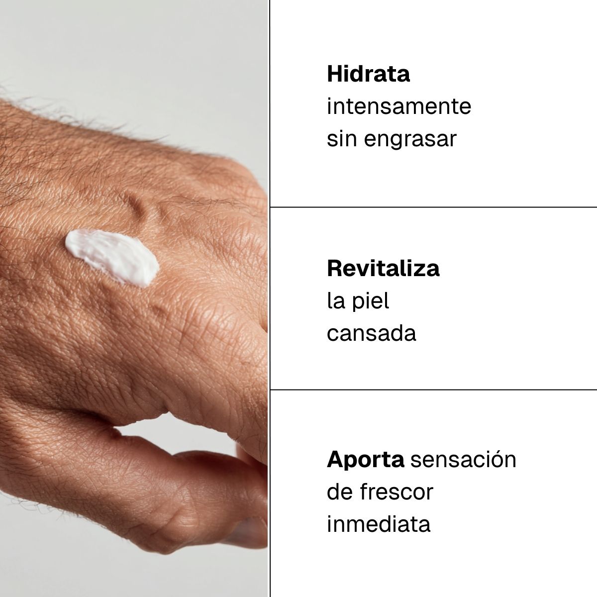Crema facial con ácido hialurónico para hombre