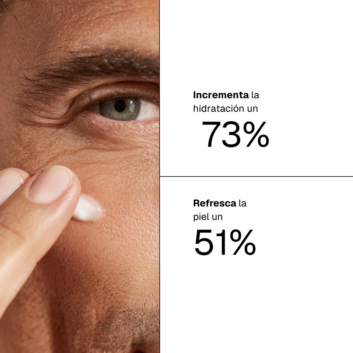Crema facial con ácido hialurónico para hombre