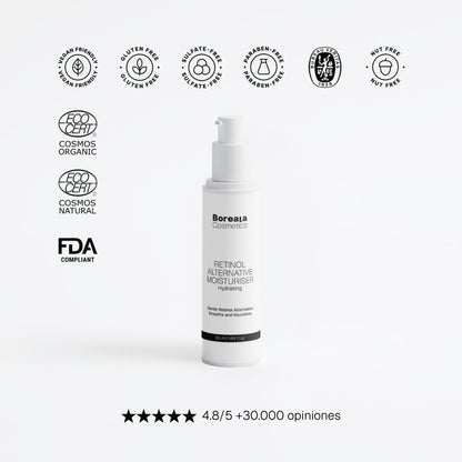 Crema hidratante alternativa al retinol