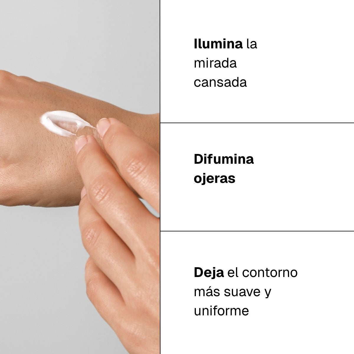 Crema iluminadora contorno de ojos