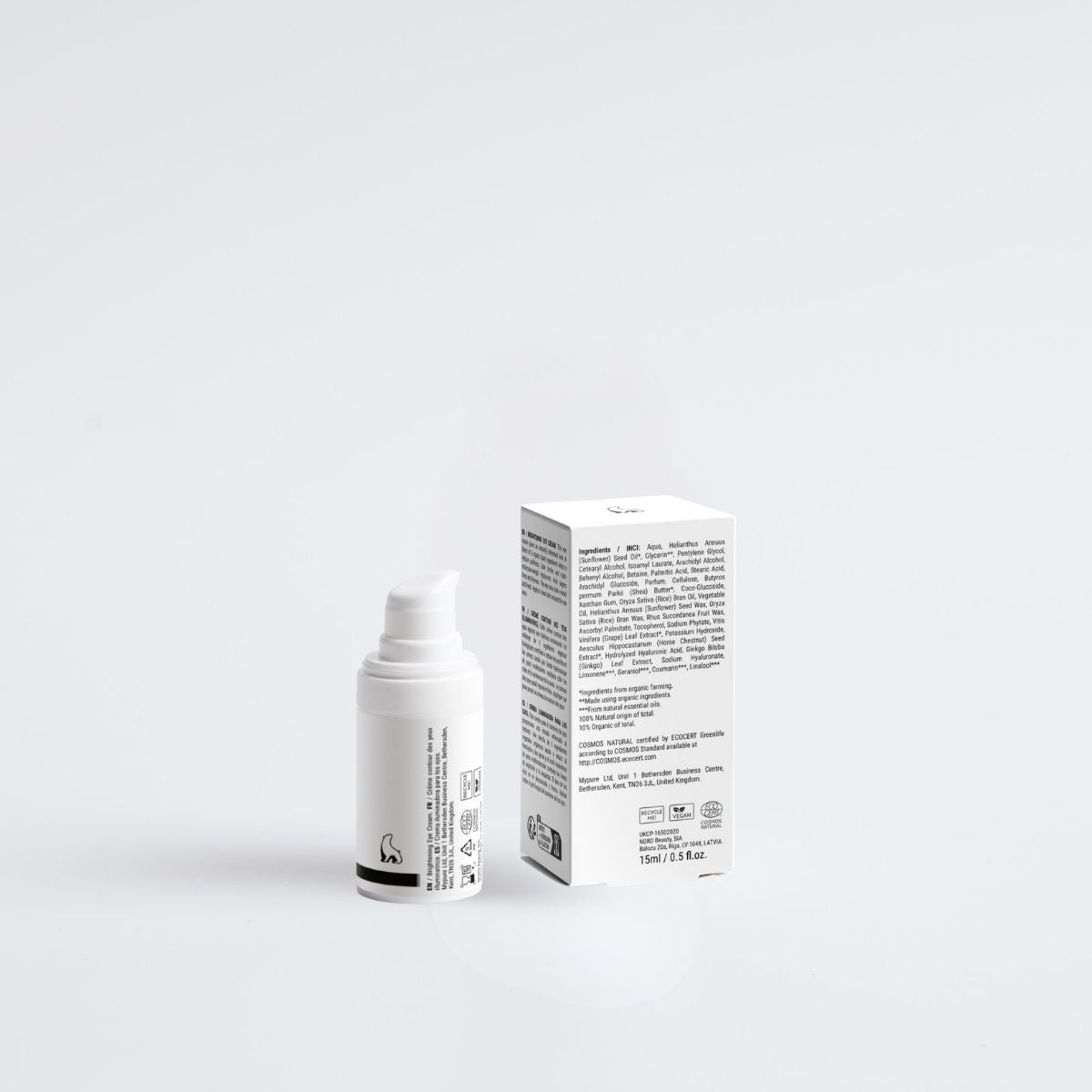 Crema iluminadora contorno de ojos