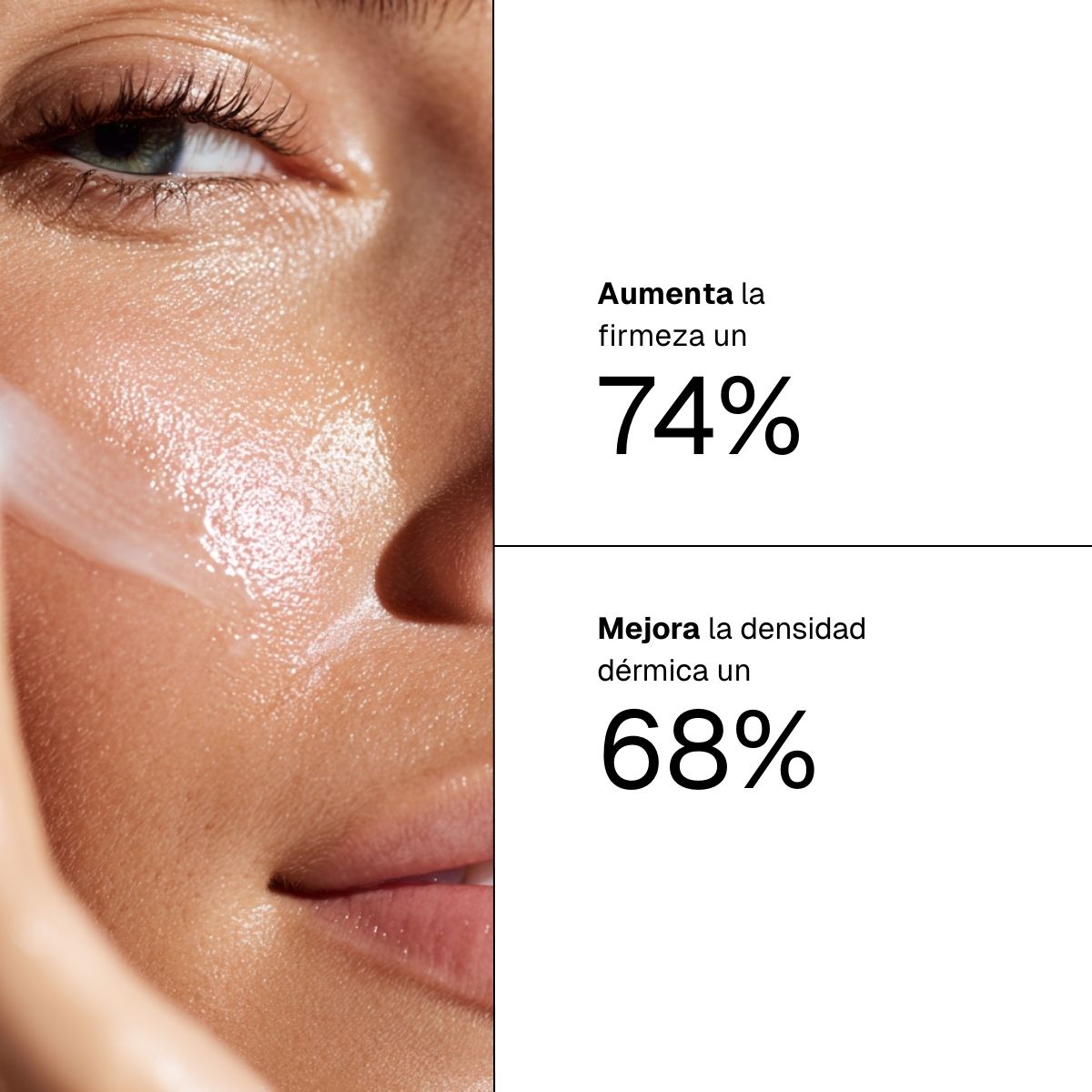 Crema nocturna anti-edad con colágeno