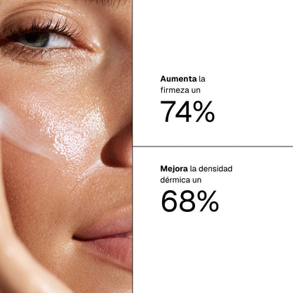 Crema nocturna anti-edad con colágeno