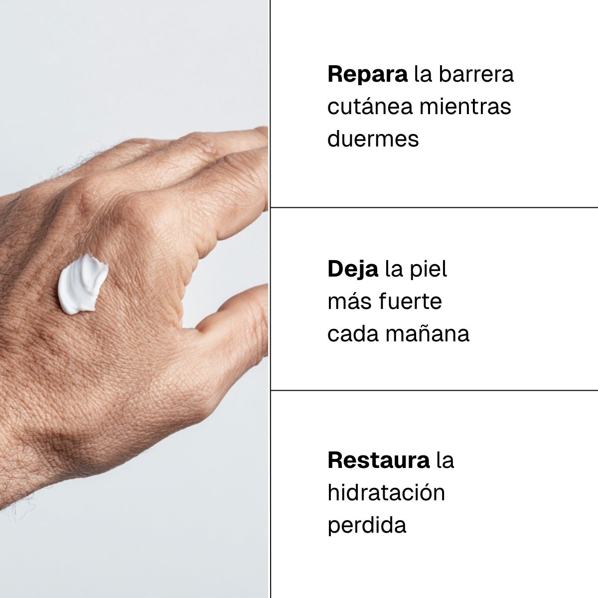 Crema de noche con ceramidas