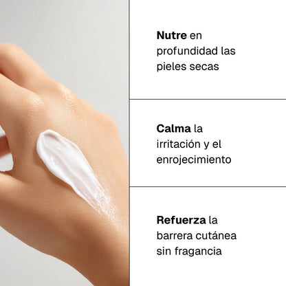 Crema nutritiva intensa sin fragancia
