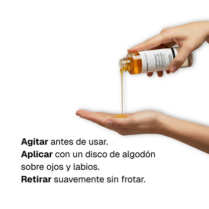 Desmaquillante bifásico sin fragancia