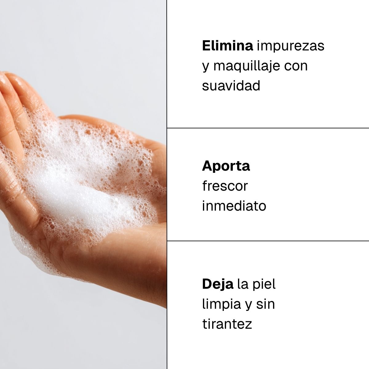 Espuma limpiadora