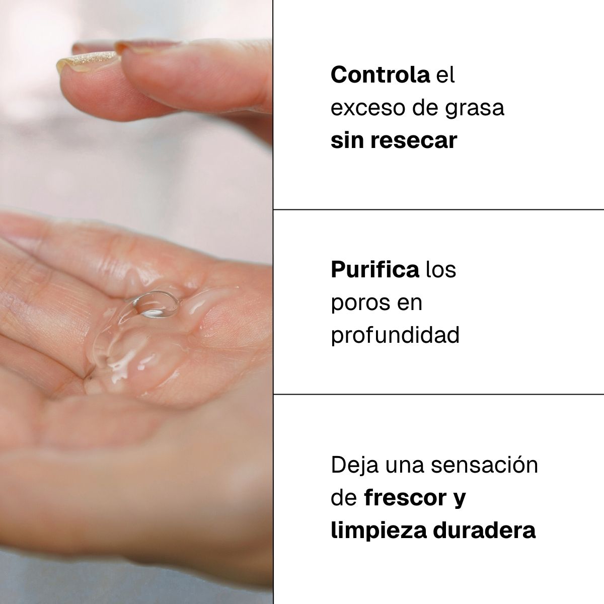 Gel clarificante