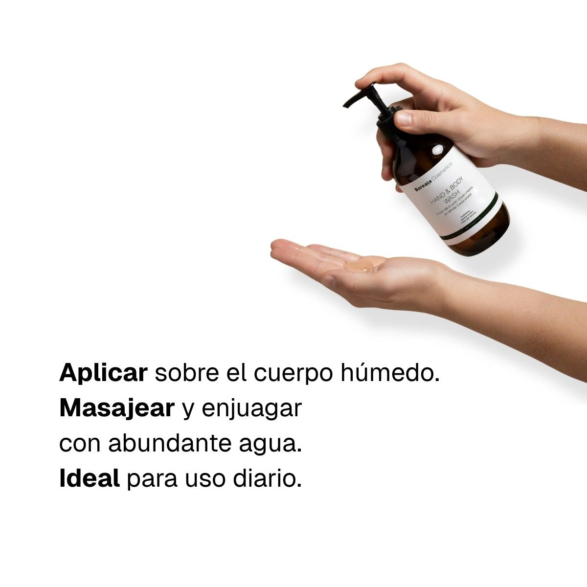 Gel de manos y cuerpo jengibre y cardamomo ahumado