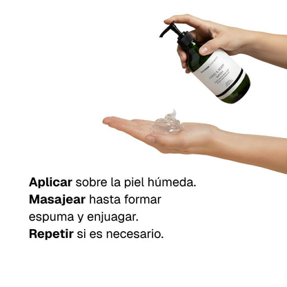 Gel de manos y cuerpo pachulí y ámbar vainilla