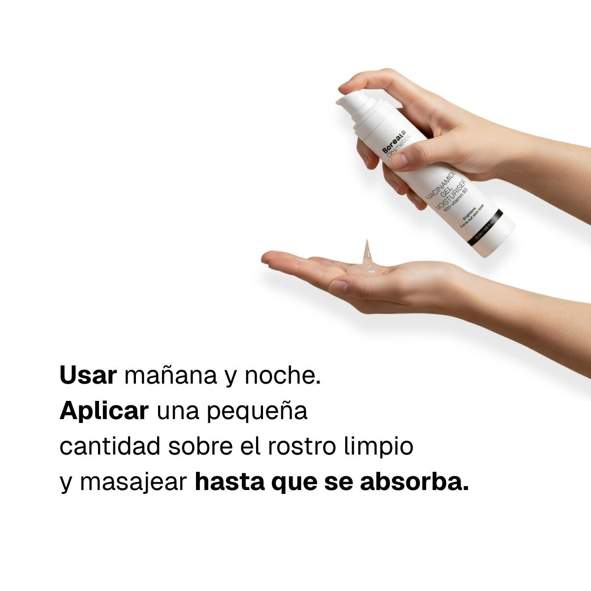 Gel hidratante con niacinamida Y ginkgo
