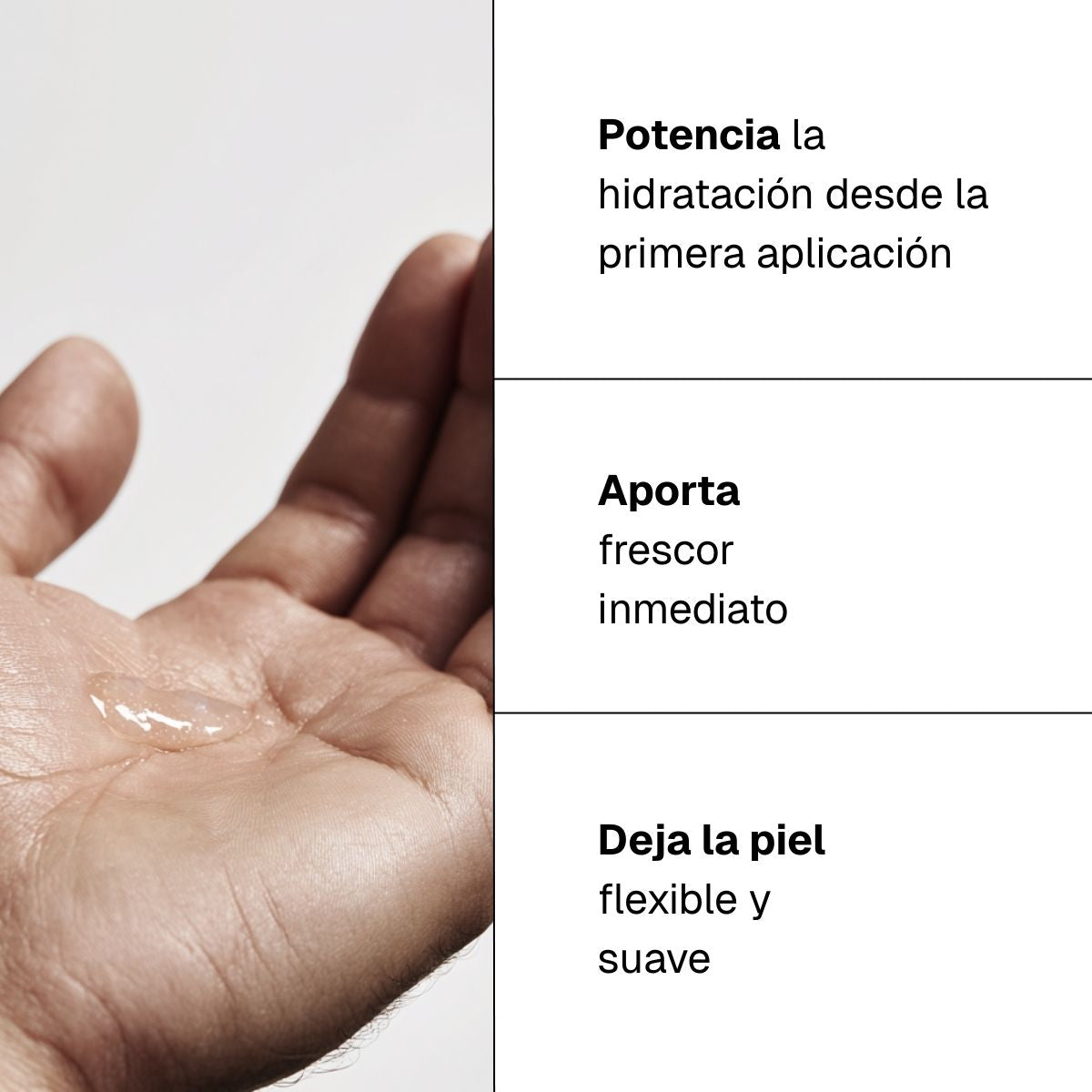 Gel hidratante doble + ácido hialurónico