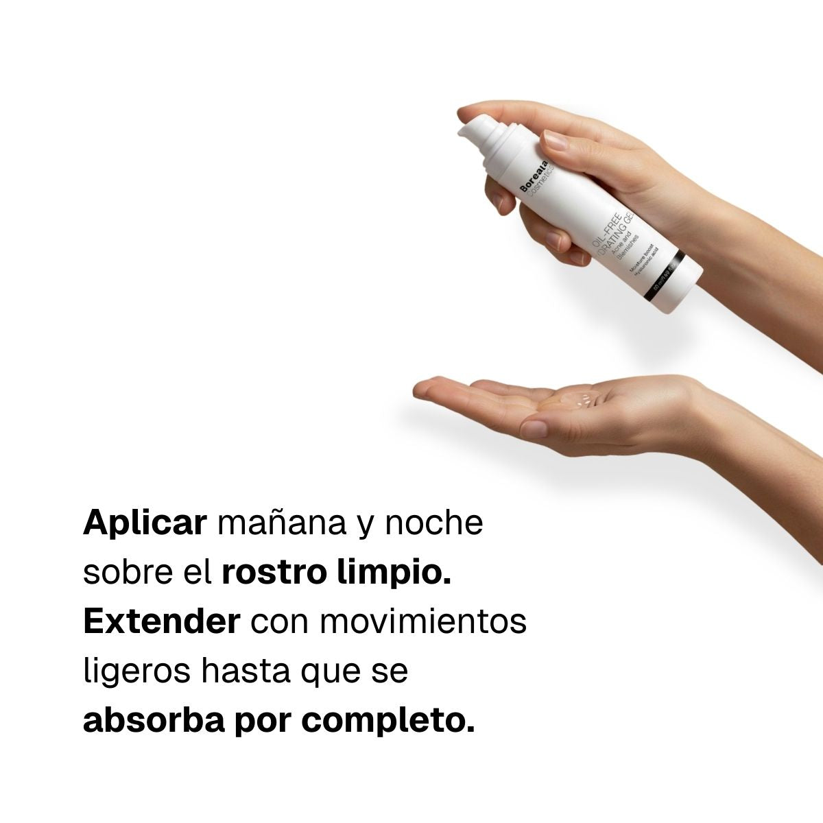 Gel hidratante libre de aceite