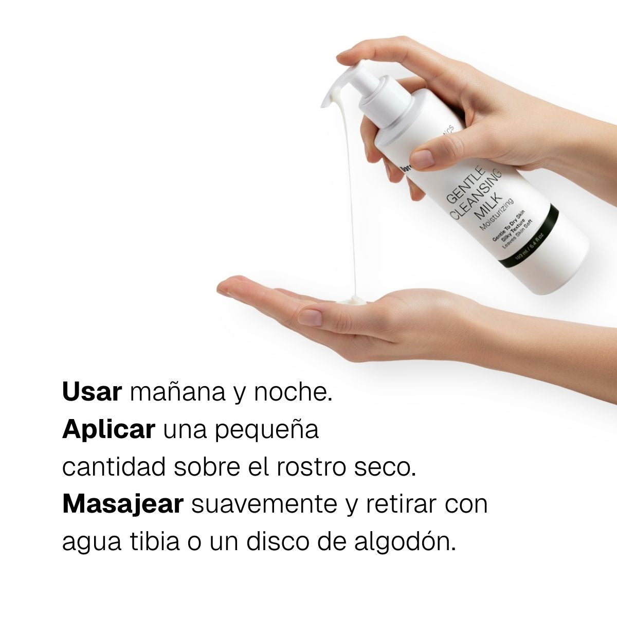 Leche limpiadora suave