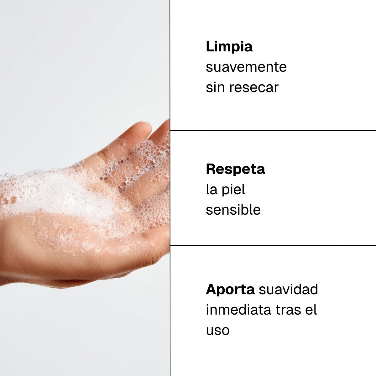 Limpiador facial y corporal piel sensible
