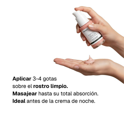 Sérum anti-edad con péptidos