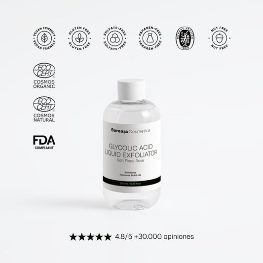 Tónico exfoliante con ácido glicólico