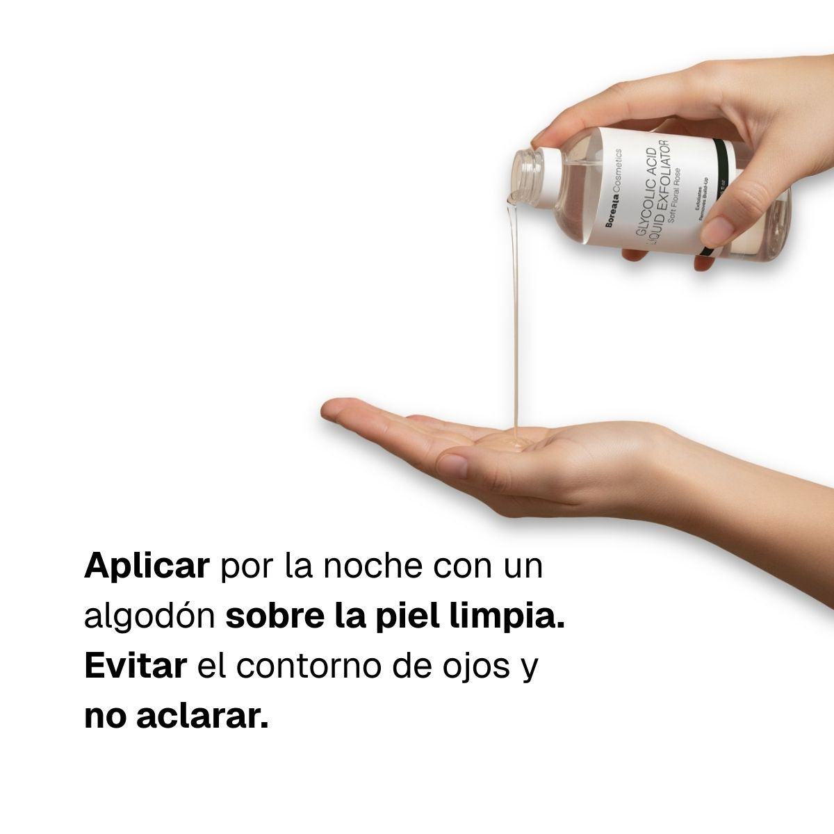Tónico exfoliante con ácido glicólico