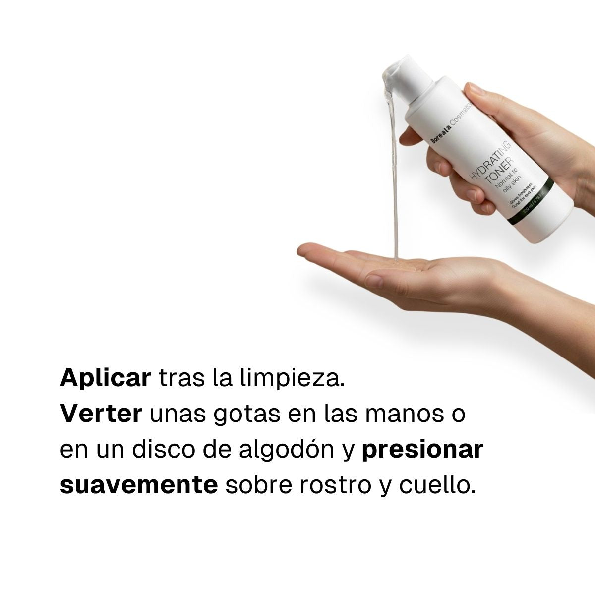 Tónico hidratante con Agua de Rosa y Ácido Hialurónico