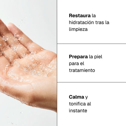 Tónico hidratante con Agua de Rosa y Ácido Hialurónico